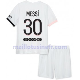 Maillot de Foot Paris Saint-Germain Lionel Messi 30 Extérieur 2021-22 - Enfant
